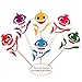 Bolove Shark Birthday Cake Topper, Shark Theme Party Kids Birthday Party Supplies Decorations