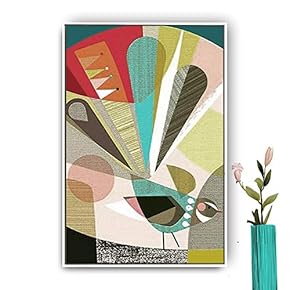 Framed for Living Room Bedroom Abstract House for