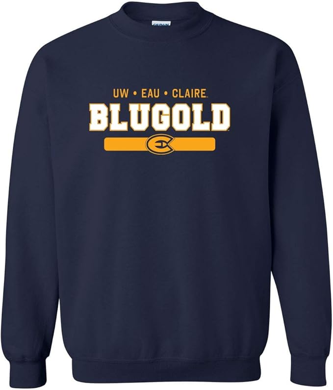CreateMyTee UW Eau Claire Blugold Stacked