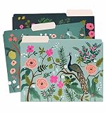 Rifle Paper Co. Shanghai Garden Letter Sized File Folders (Оne Расk)