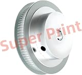ZIZISHU 4pcs GT2 Pulley 60 Teeth 8mm Bore Aluminum for 6mm Belt 3D Printer CNC view 6