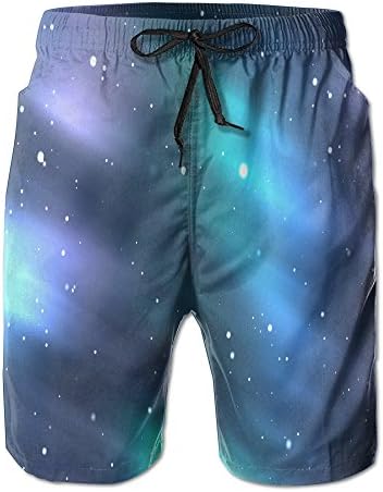 Dazzle Colour Good-looking Men's Beach Pants Casual Quick-Dry Bathing Suits Swim Trunks Cargo Shorts With Pockets