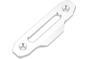 DRFEIFY Metal Hawse Winch Fairlead Control Mount for RC TRX4/AXIAL SCX10/RC4W Front Bumper Model