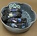 Amandastone Natural Labradorite Genuine Semi Precious Gemstone 15mm Square Grain Faceted Beaded Stretchable Bracelet 7
