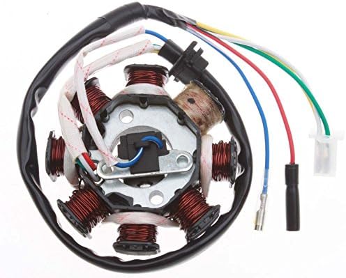 Mx-M Magneto Stator Ignition Generator 8 Poles Coils GY6 Motorcycle Scooter Moped 125cc 150cc