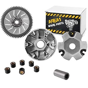 Area1 Vervanging Variomatik + riemschijf. compatibel met GY6 50cc 4-takt 139 QMB/QMA Baotian BT49QT Rex RS Sym AGM Nova…