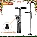Mudo nest Folding Cane Foldable Walking Cane with LED Light Walking Stick for Men Women, 360° Pivoting Base + 1 Single Cane Tips Sturdy & Safety T Handle Fold-up Collapsible Carrying Bag Adjustable