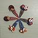 Lovely Animal Hair Clip Mini Cartoon Owl and Fox Hedgehog Hair Clip Set Little Girl Hair Accessory-Style 3