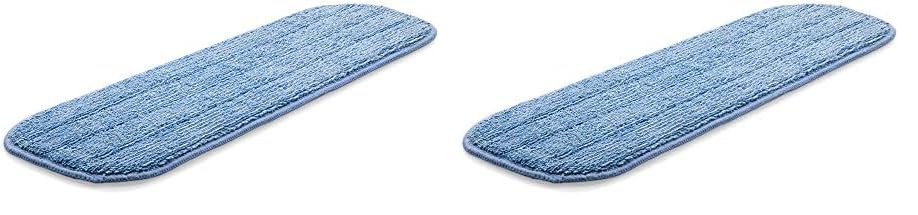 E-Cloth Deep Clean Mop Head, Microfibre Blue, Microfiber, 2 Pack,12.00 x 19.60 cms