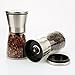 LauKingdom Slim Brushed Stainless Steel Salt and Pepper Grinder Set