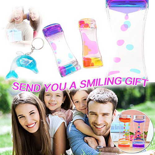 Liquid Motion Bubbler for Sensory Play, Relaxing Bubble Motion Autism ADHD Fidget Toy, Calming Toy, Sensory Visual Relaxation Desk Toy, Assorted Colors - Thumbnail 6