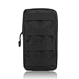 AMYIPO MOLLE Pouch Multi-purpose Compact Tactical Waist Bags Small Utility Pouch (Black)
