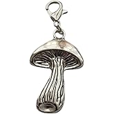 2 Pcs Cute Mushroom Clip on Charm Plant Jewelry for Diy Lover Pendant for Bracelet