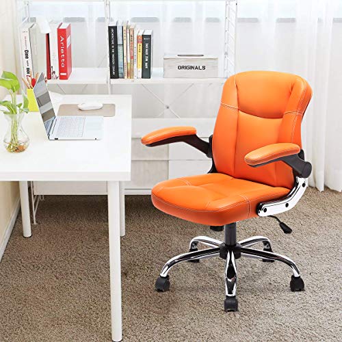 Myka's Ergonomic Leather Executive Office Chair High Back Computer Desk