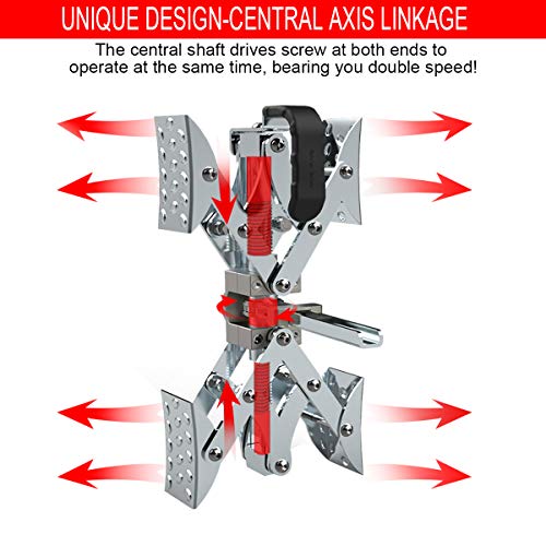 Mahler Gates 2021 X Shaped Chock Wheel Stabilizer, RV Tire Stabilizers
