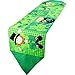 Jovitec Saint Patrick's Day Clover Table Runner Green Shamrock Table Runner for Saint Patrick's Day and Springs, 1 Pack