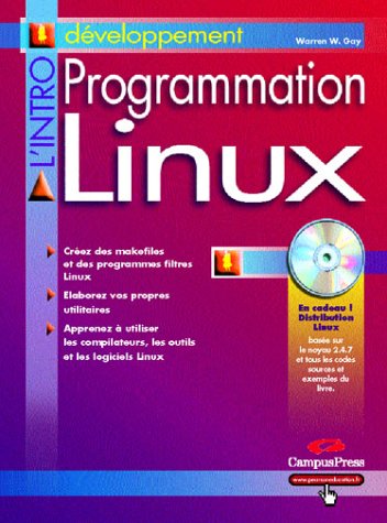 Download Programmation Linux (avec CD-Rom)
