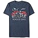 Star Wars Young Men's Hero Logo T-Shirt, Navy Heather, Small