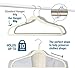 Closet Complete Premium Quality Velvet Hangers, Ivory Set of 50