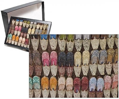 robertharding 252 Piece Puzzle of Traditional Arabic Curly Toed Slippers, Deira, Dubai, United Arab (3633329)