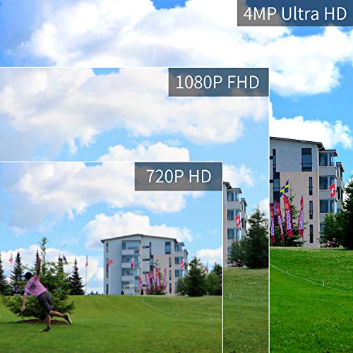 [Newest] Outdoor Security Camera, NexTrend 4MP Wireless WiFi Home Surveillance System WiFi IP Camera CCTV IP66 Waterproof Night Vision Motion Detection Compatible with iOS/Android Systems - Thumbnail 3