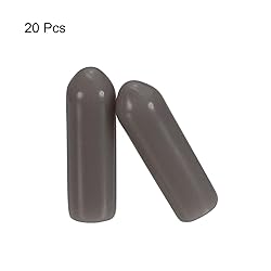 uxcell 20pcs Rubber End Caps 4mm(0.2") ID Vinyl PVC