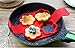 Lanyani 2-pack Silicone Perfect Pancakes Mold Nonstick Egg Ring Maker Breakfast Pancake Shaper - Round and Heart shape, flower and oval