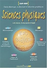 Sciences physiques, CAP-BEP