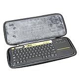 Hermitshell Hard Travel Case Fits Logitech K400 920-007119 Plus Wireless Touch Keyboard