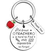 UYBEPU Teacher Valentine Gift Teacher Keychain Gifts for Women Men Thank You Gifts for Teachers Accessories Stuff Teachers Appreciation Gift