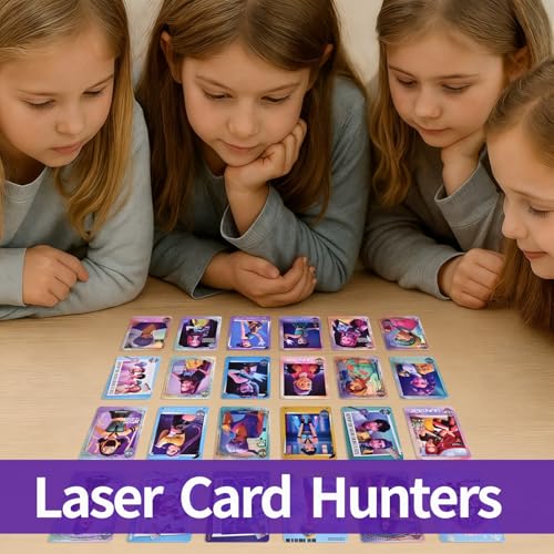 150 Pcs Demon Movie Hunters Trading Cards Gift Cards Featuring Characters,Collect Colorful Card Flash Card Gift for Kid Collection,Not Original