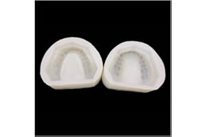 FHUILI Teeth Model for Education - Standard Dented Silicone Female Mold - Dental Teeth Study Teaching Model Making Plaster Models - Simulation Oral Tooth Teeth Demonstration Model