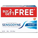 Sensodyne Fresh Gel Toothpaste Combo | Pack 3 x 150g