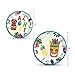 WERNNSAI Hawaiian Luau Party Supplies - 48 PCS Luau Plates And Napkins Tropical Tiki Birthday Decorations Hawaiian Paper Plates Tableware Set for Summer Pool Beach Party Serves 16 Guests