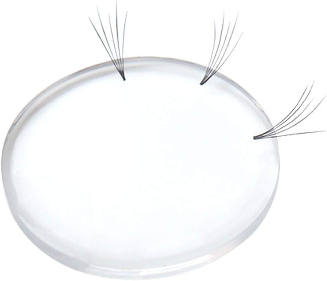 3pcs/5pcs Silicone Transparent Round dot Lashes Pallet Stand Holder for False Eyelashes Extension Beauty Makeup Assistant Tools,5pcs-lash Pallet