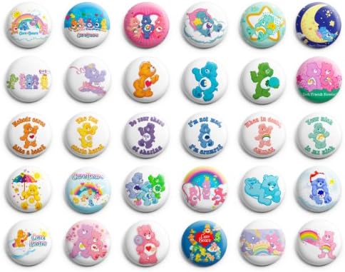 Care Bears Theme Party Favor Pinback Buttons 30 Pcs Pins Badges