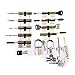 Practice Lock Set,Farway Lock Opener Kit Stainless Steel Lock 14pcs for Locksmith Tool