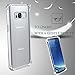 SENQIAO Samsung Galaxy S8 Case Cover TPU Crystal Clear with Air Cushion Technology Anti-scratch and Shockproof (S8-Crystal Clear)