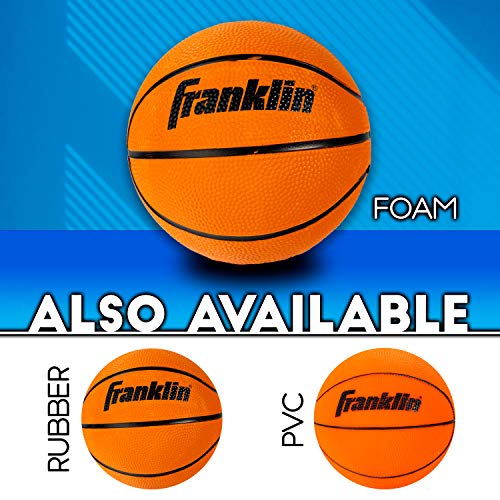 Franklin Sports Soft Indoor Mini Foam Basketballs 3 Pack Slam Dunk Approved Indoor Game