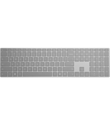 ワイヤレスキーボード　Microsoft純正 Amazon.com: Microsoft Wireless Surface Keyboard, WS2-00025, Silver
