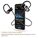Bluetooth Headphones Wireless Earbuds - JAZ 2017 New Wireless Sports Earphones with Mic IPx7 Waterproof Bluetooth Headphones Sweatproof for Running Gym Workout 8 Hour Battery Noise Cancelling Headsets