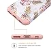 Fingic for iPhone 6 Case,iPhone 6S Case Pineapple, Slim Floral Pineapple Design Case Anti-Scratch&Slip Cover Hard PC Soft Rubber Silicone Cover Case for iPhone 6/ 6S 4.7'',Cute Pineapple/Rose Gold