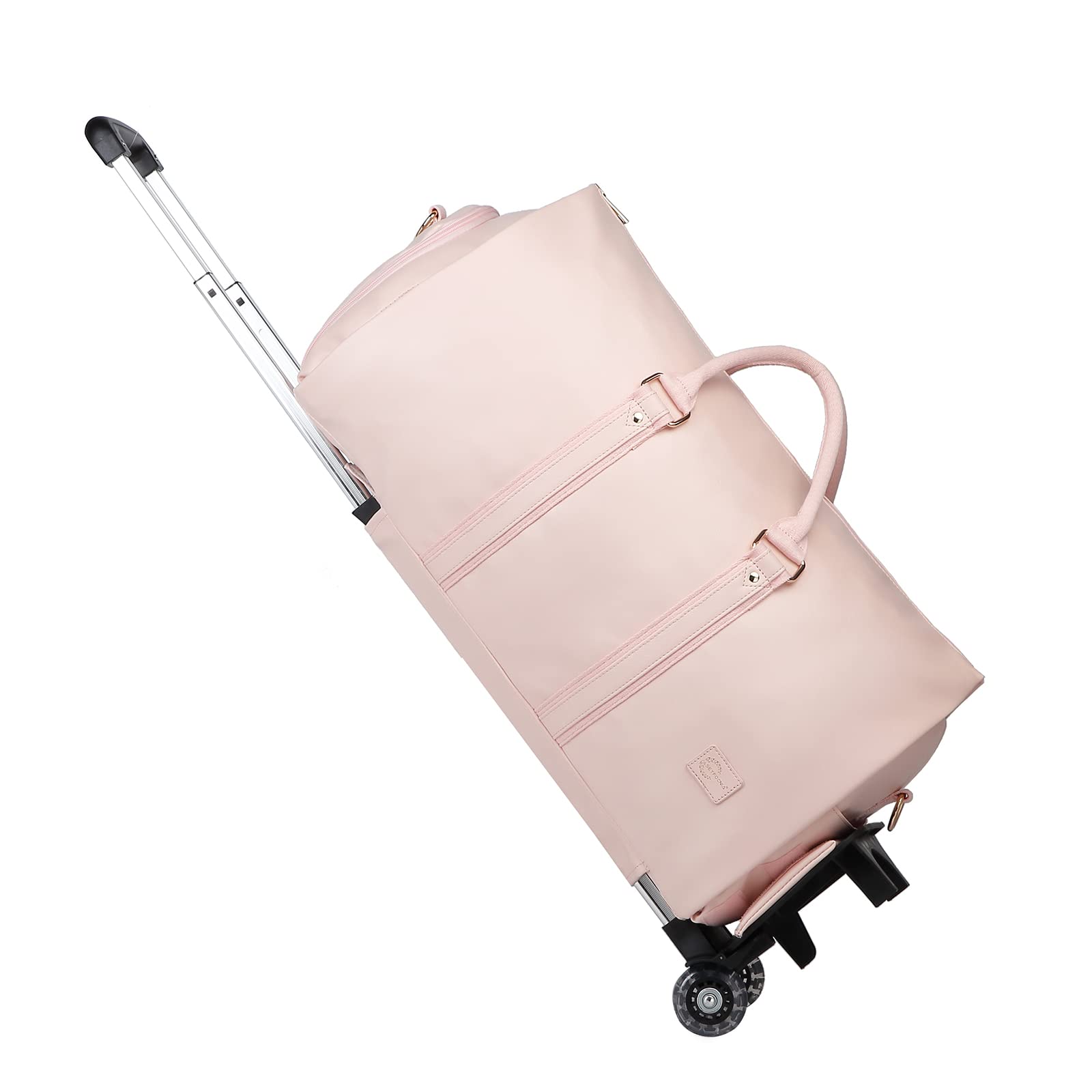 seyfocnia Unisex-Adult's Travel Garment Bag, Coral Pink