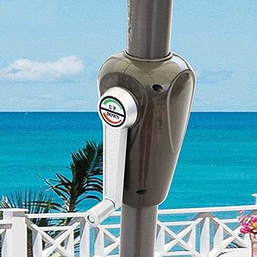 CCLLA Outdoor-Sonnenschirme 9ft Outdoor-Sonnenschirm Marktstil für Balkon Tischterrasse Gartendeck Hof Schatten oder… – Bild 3