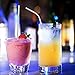Metal Straws Reusable 8 Set, Stainless Steel Drinking Straws with 2 Cleaning Brush for Cocktail, Drinks, Smoothie, Milk, Juices, Environment Friendly for Daily Life