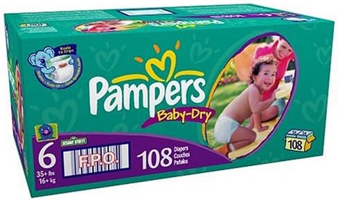 pampers baby dry 6 megapack