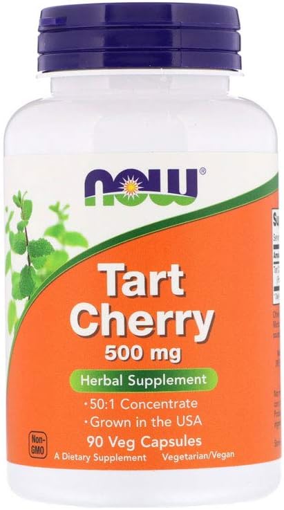 Amazon Com Now Supplements Tart Cherry Prunus Cerasus 500 Mg 50 1 Concentrate Herbal Supplement 90 Veg Capsules Health Personal Care
