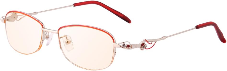 Mind Bridge Blue Light Blocking Computer Reading Glasses with Soothing Light Amber Tint to Relieve Eye Strain Headache and Help Better Sleep
