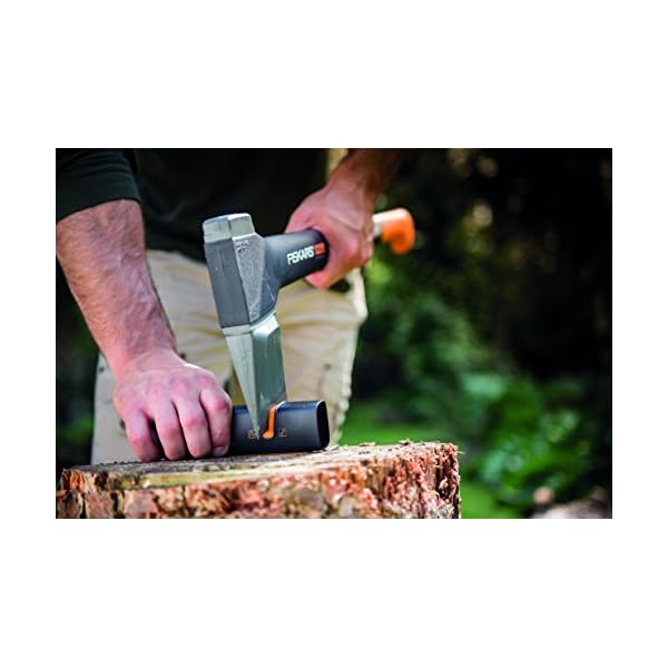 Fiskars Axt- und MesserschÃ¤rfer, Keramik- Schleifkopf/GehÃ¤use aus glasfaserverstÃ¤rktem Kunststoff, Schwarz/Orange, Xsharp, 1000601 – Bild 4