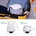 Foldable Travel Electric Kettle, Collapsible Electric Kettle, Dual Voltage Auto Shift ,Temper Control Portable Travel Kettle, Small Electric Kettle Food Grade Silicone, Boil Dry Protection